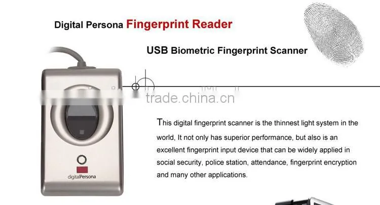 URU5000 fingerprint scanner fingerprint reader 500 dpi optical fingerprint sensor