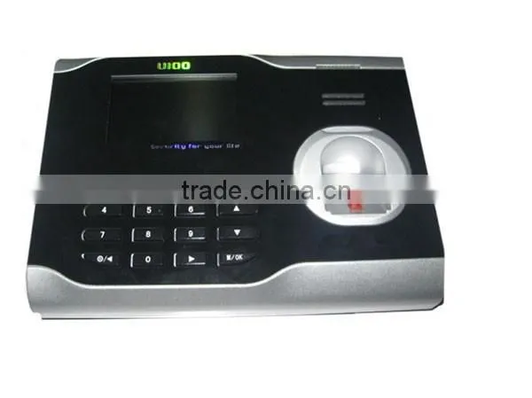 U100 fingerprint time attendance 3 inch touch screen webserver optional rfid/mi-fare card TCP/IP communication attendance clock