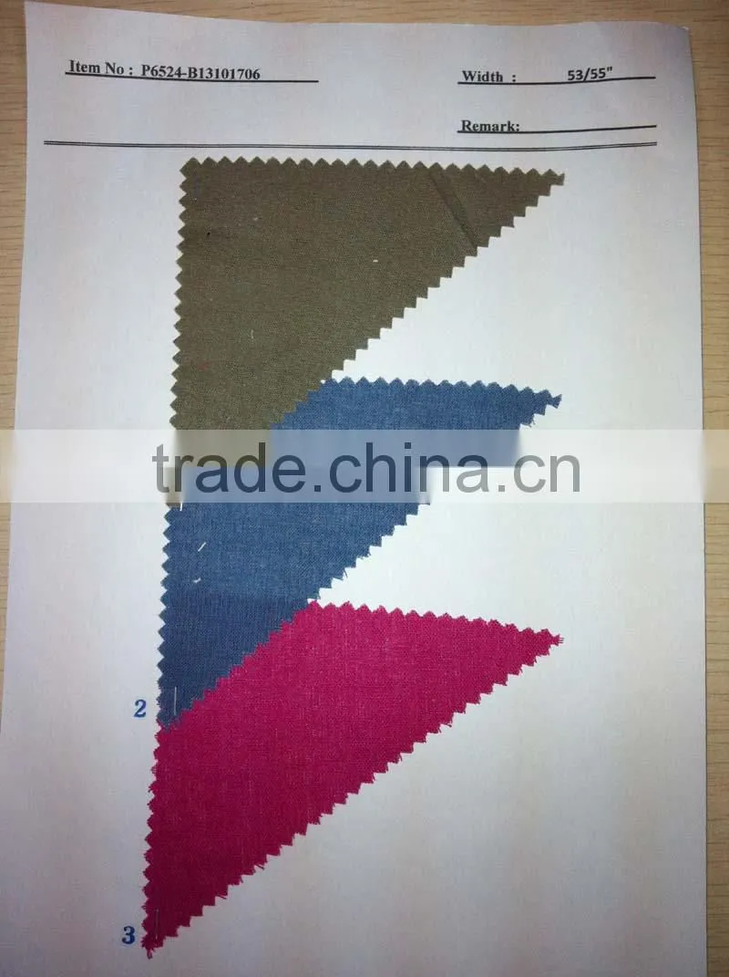 Cotton Linen stock lot fabrics:P6524-B13101706