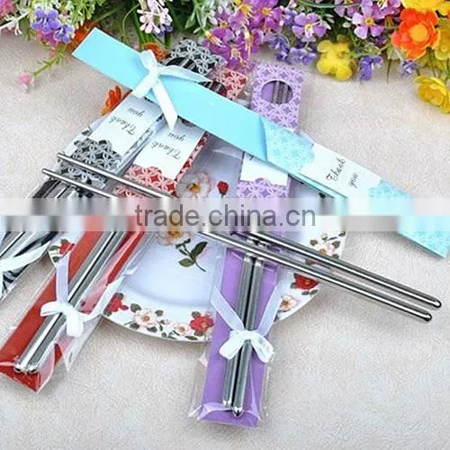 Stainless Steel Chopsticks Wedding Favors