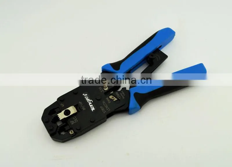 China manufacturer's 10P10C Modular Crimps,Strips&Cuts Tool RJ45