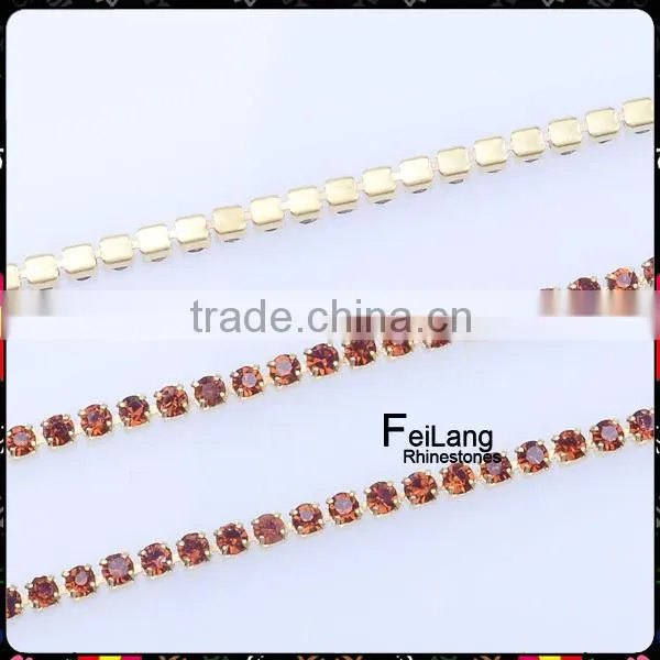 Small size rhinestone crystal chains for crafts