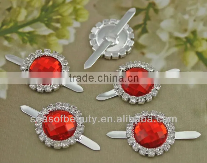 Wholesale Fashion Invitation Acryl Rhinestone Embellishment