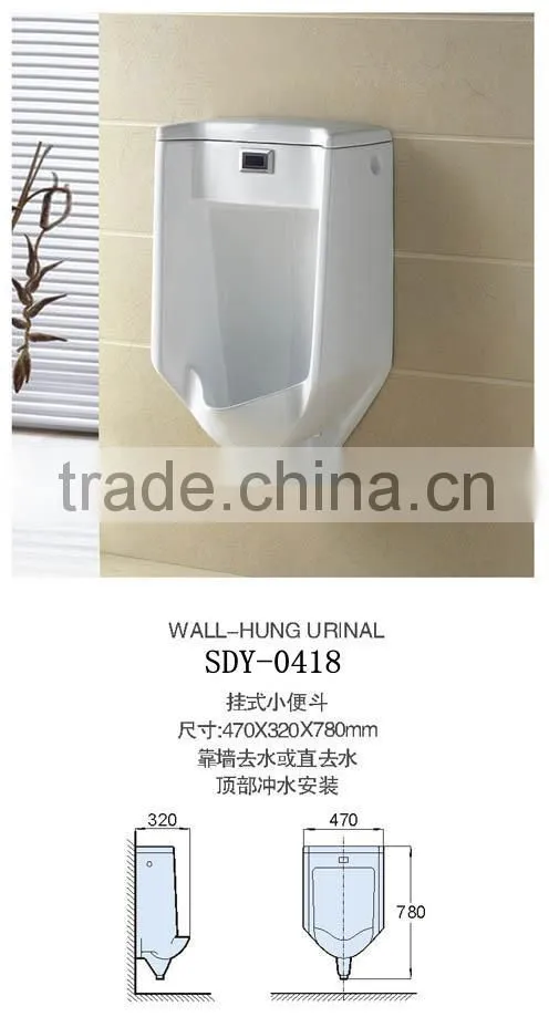 wholesale bathroom wall-hung urinal for men ceramic urinal with sensor