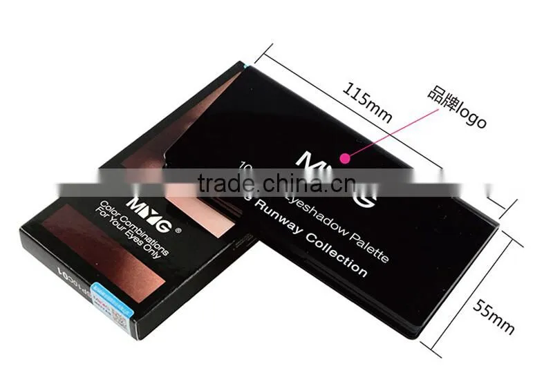 MYG 10 colors eyeshadow palette smoky eyes makeup matte eyeshadow palette