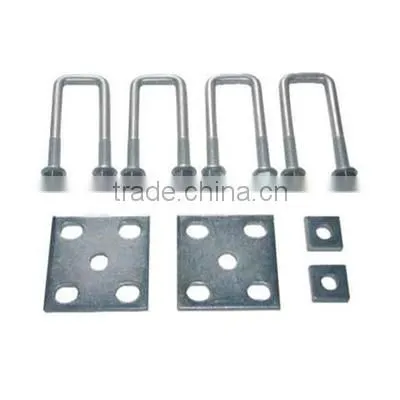 OEM BIG SIZE U BOLTS GALVANISED AND METAL KITS FOR TRAILER OR TRUCK WITH HIGH STRENGTH