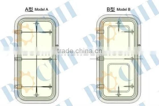 Marine Customized Round Window Aluminum Door