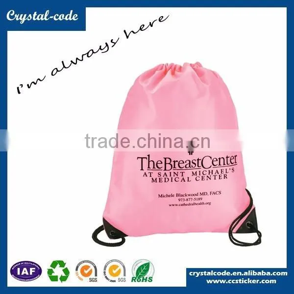 Fashionable pp Nonwoven Drawstring Bag