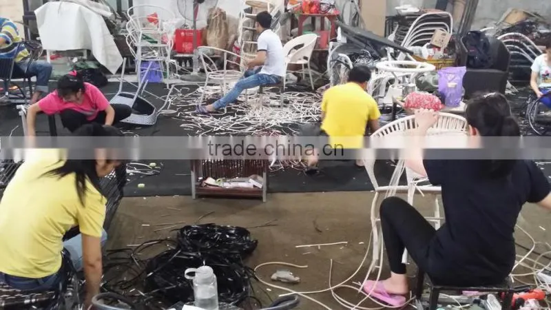 2015 new design plastic rattan waterproof hot sell leisure furniture outdoor