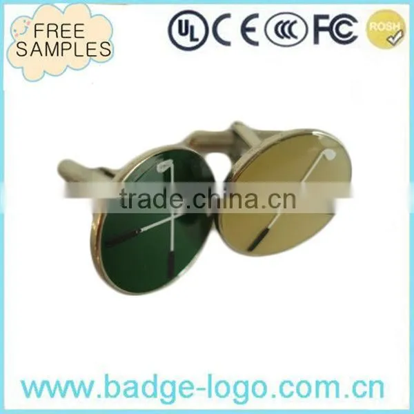 make custom brass cufflinks