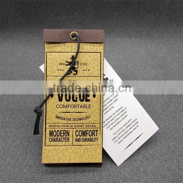 Classical Hotstamping Foil Paper Tag