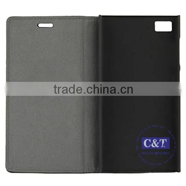 C&T New Fashionable foldable book style leather case for xiaomi mi3