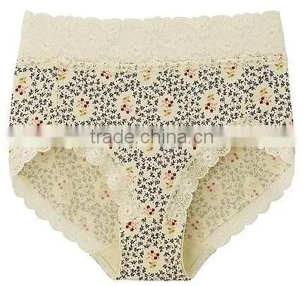 stylish printed women cotton underwear high cut hipster panties