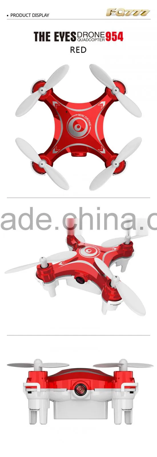 2016 New wifi control mini quadcopter with camera