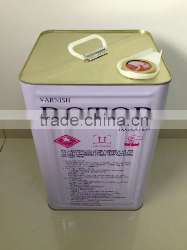Red insulating electrical varnish
