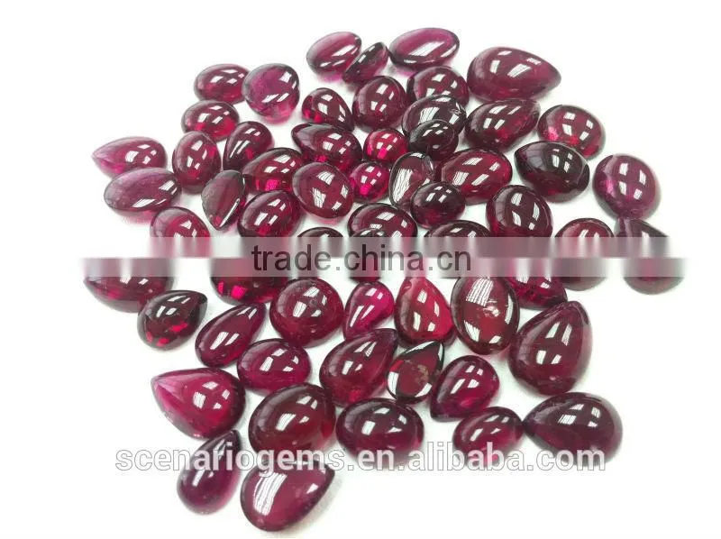 #CNZZ Natural Multi-Shape Free Size Cabs Loose Gemstone Rubellite Cabochons