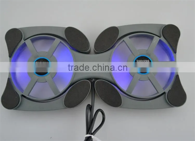 Wholesale 2016 hot selling USB fan for laptop cooler pad and cooling stand pad