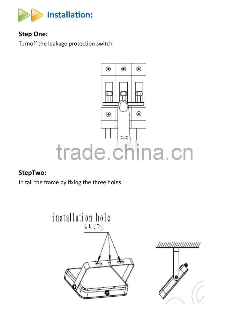 IP65 Outdoor IPAD 10W LED Flood Light