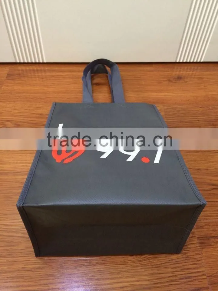 Custom printed logo Eco promotion wine bottle bag