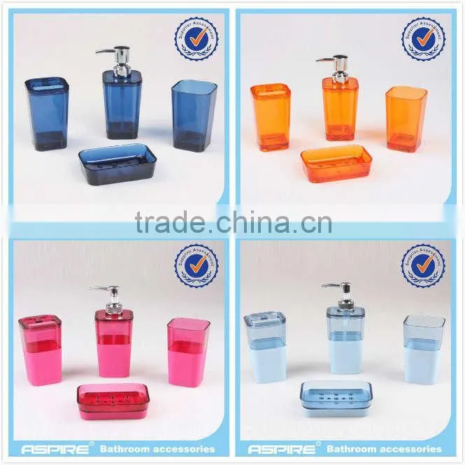 Straw and corn handsome appearance 7pcs bathroom set