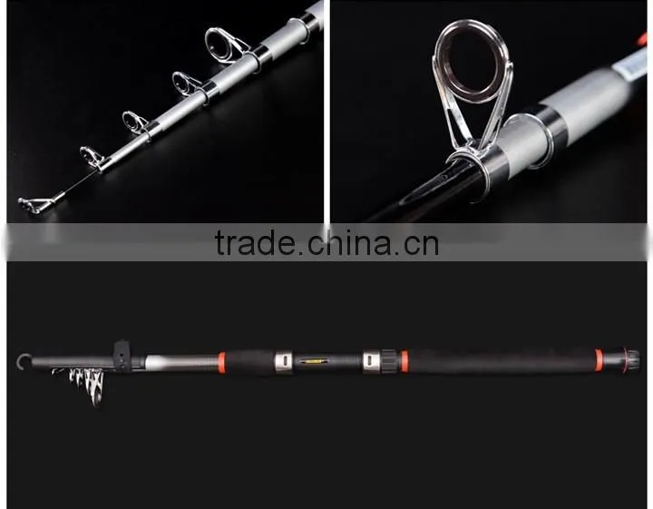 Fiberglass Light 2.1M Spinning Fishing Pole for Outdoor Sports