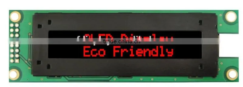 3 inch oled with rs 20*2 oled light panel red color oled strips for industrial application
