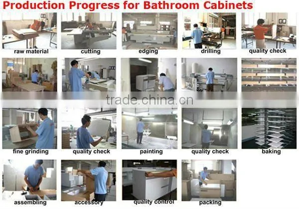 wholesale price china factory lacquer bathroom cabinet