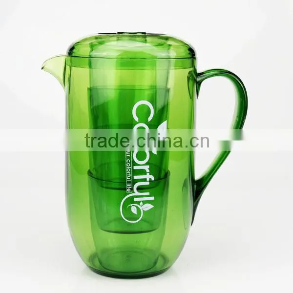 2.2L plastic water jug with jug spout
