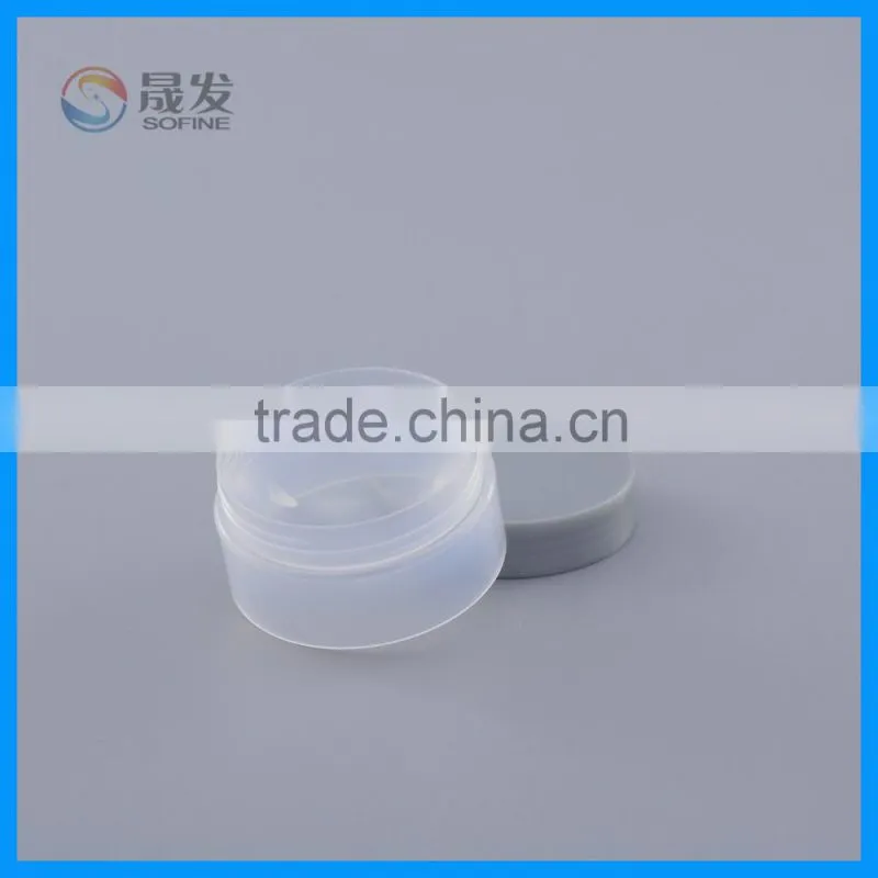 Round pp mini cosmetic empty jar