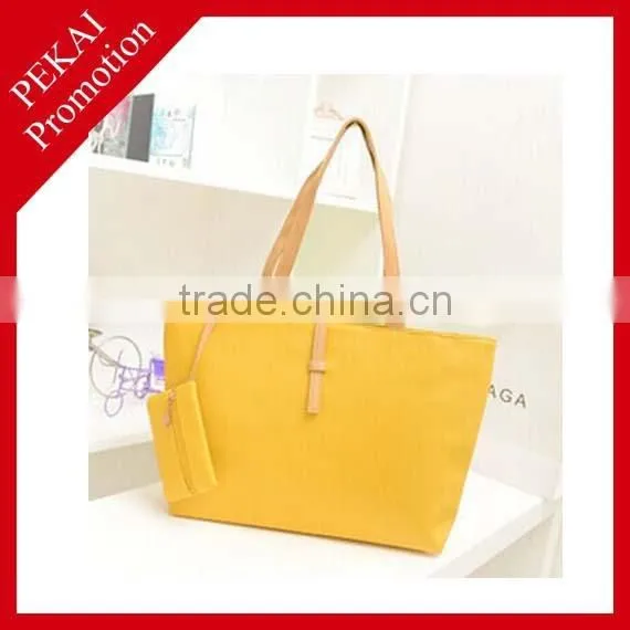 Customized promotional ladies fashionable jute bags