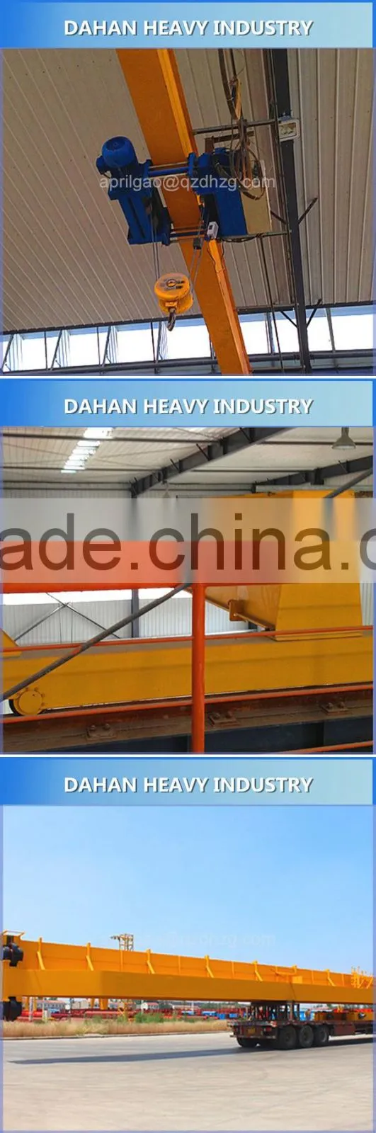 single girder electric overhead travelling crane overhead bridge crane 5 ton