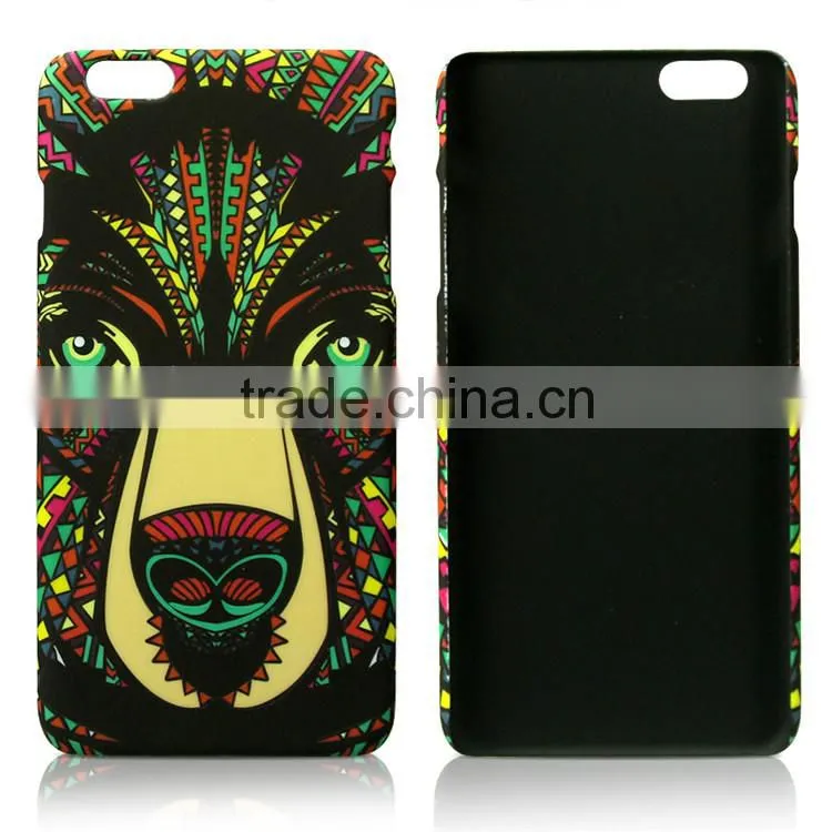 For Iphone 6 Plus 4.7" 5.5" Animal Carton Luminous Case Fluorescent Glow Cover