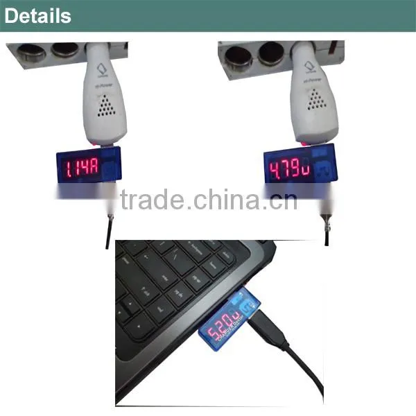 New style portable USB power current and voltage tester