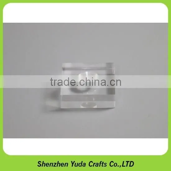 elegant bright light luminous high clear acrylic plexiglass perspex cube block