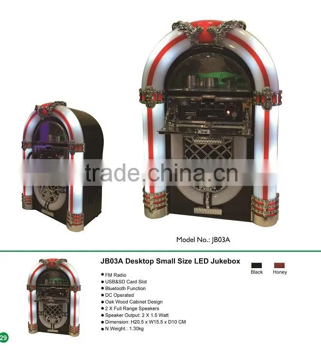 Mini Jukebox Music Player With mp3 / Bluetooth Function JB03A