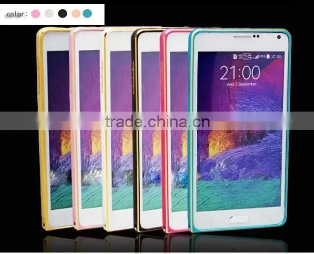 Aluminum bumpers,for samsung galaxy note4 metal case Aluminum alloy bumper for samsung galaxy note 4