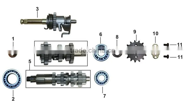 High quality cheap bearing oil seal bolt for FT180