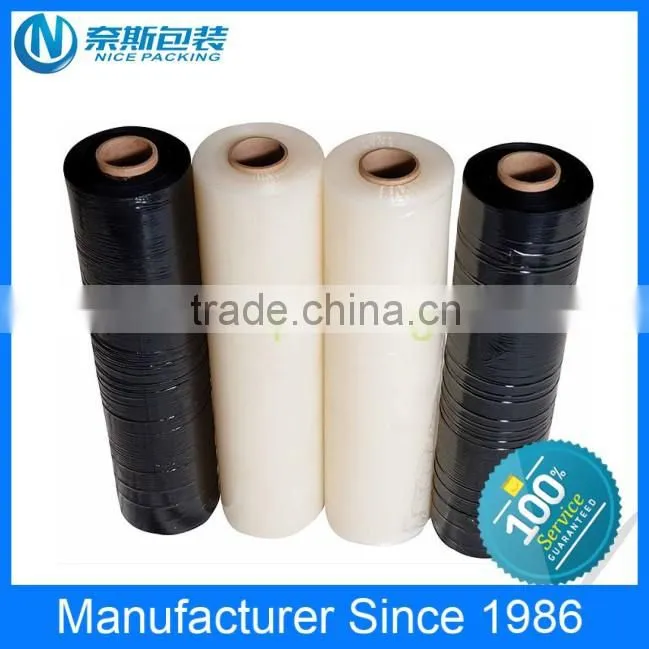 Popular China Hot Sale black color jumbo stretch Film