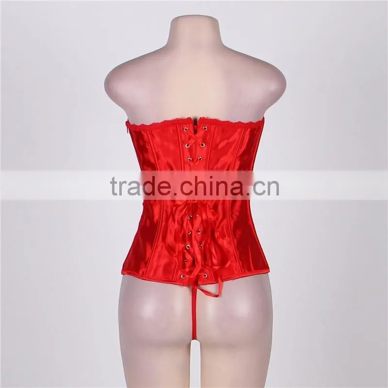 Newest arrival good quality big women sexy busty corset lingerie