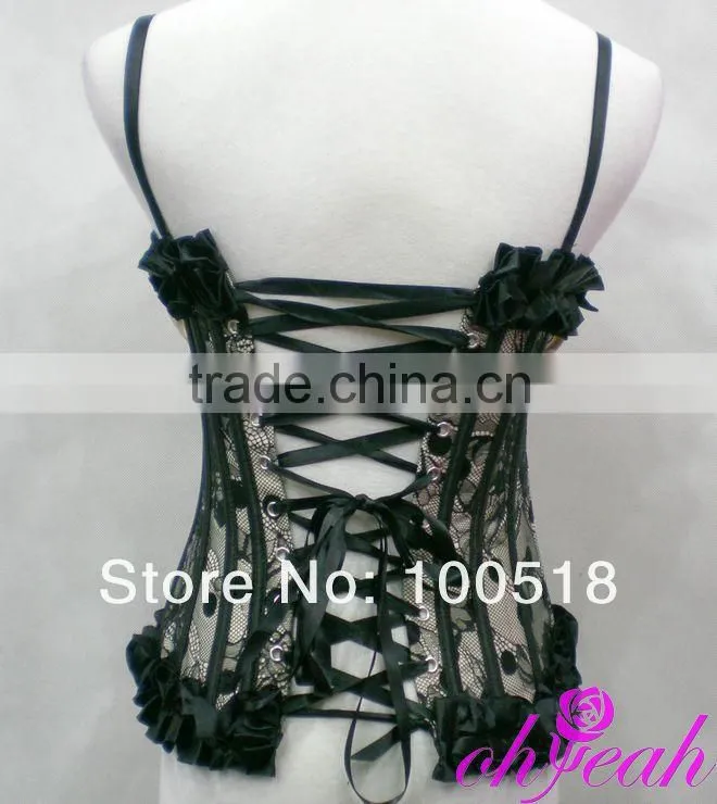 Latest design overbust sex lady corset dance top