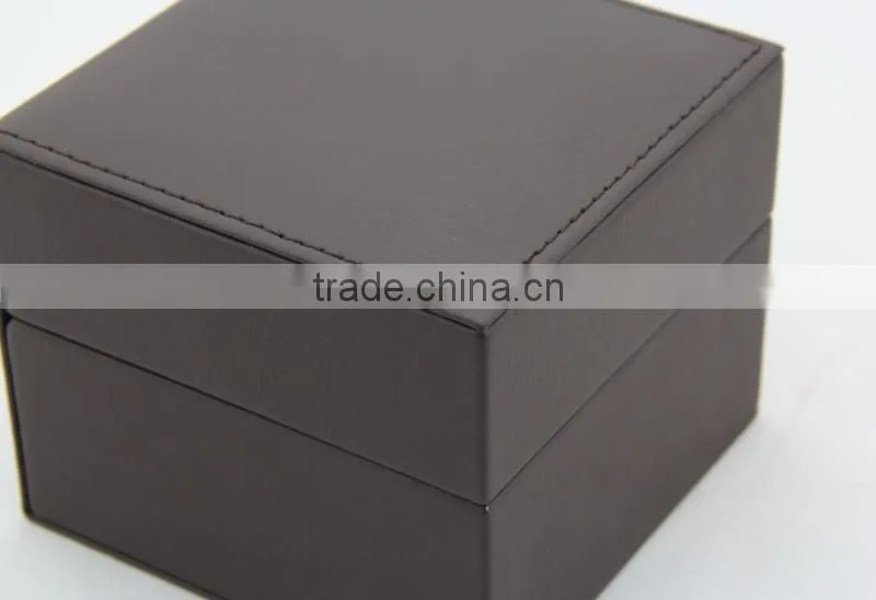 Luxury Customized High Quality black leather Watch Box