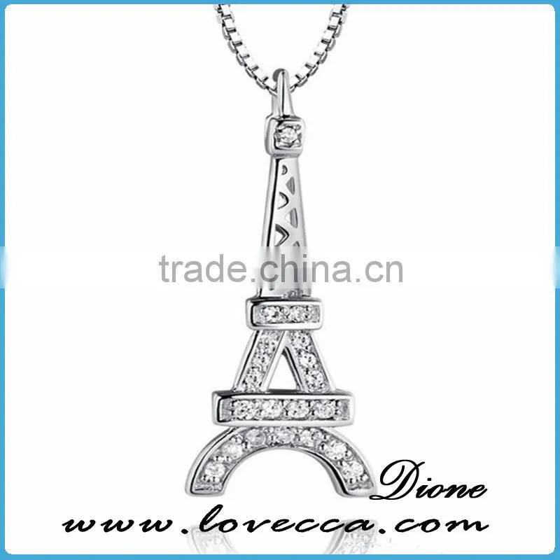 New wholesale best price bat silver crystal sterling silver pendant necklace