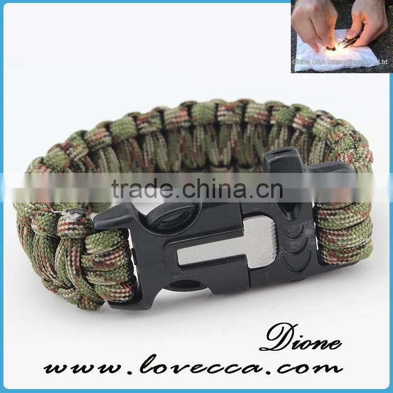 Corss paracord bracelet military braided survival bracelets cheap survival bracelets