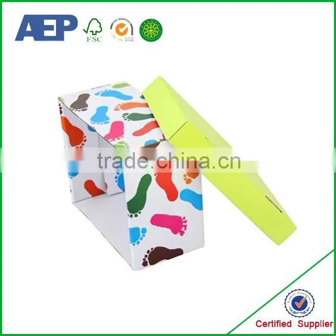 High quality Printed Square custom clothing box