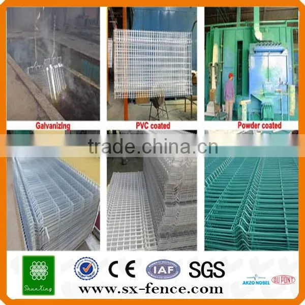 ISO9001 50*200mm powder coated welded fence panels