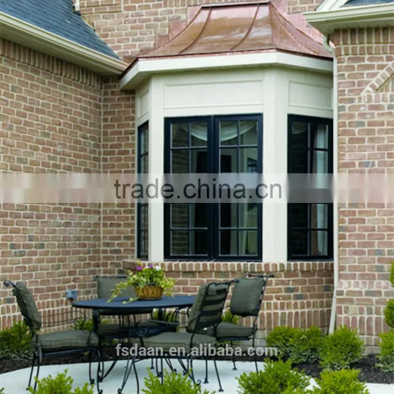 Elegant aluminum bay windows