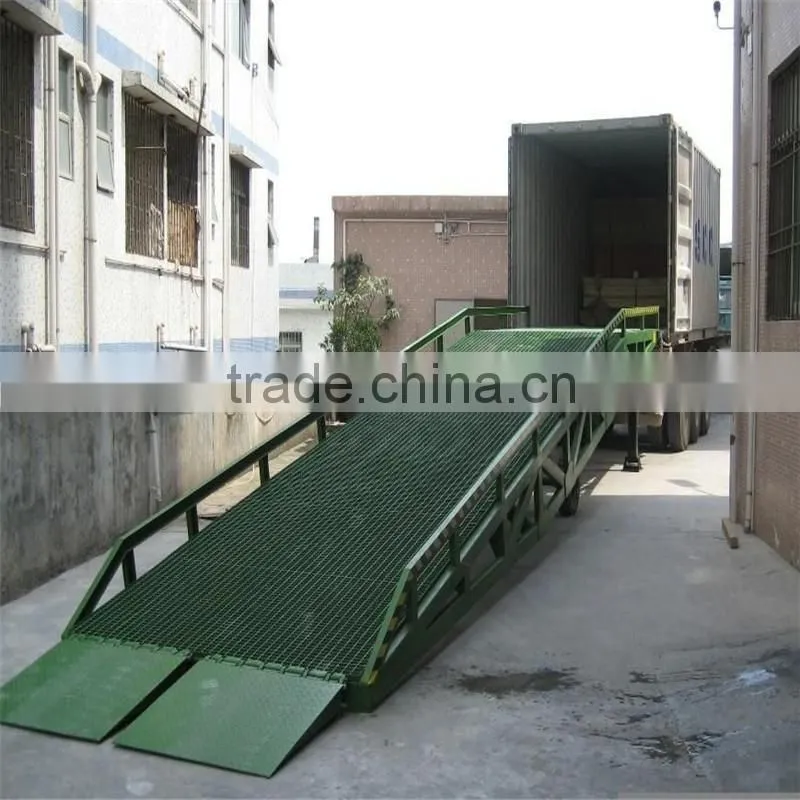 Inclined platform lift hydraulic dock leveler /mobile dock ramp