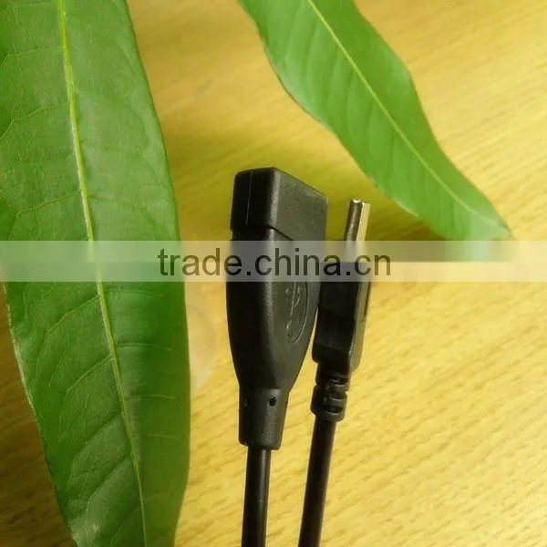 USB 2.0 otg cable with Mini usb speaker jack cable with