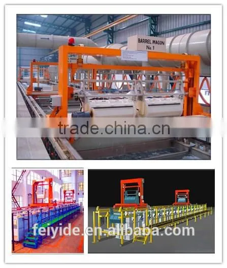Feiyide Manual Zinc Nail Screw Mini Barrel Electroplating Line