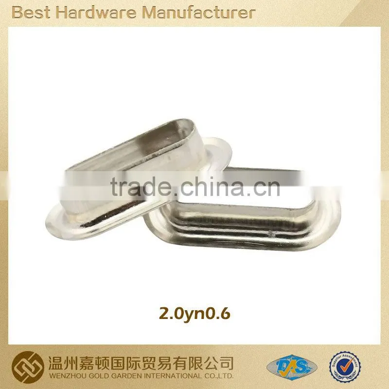 Brass Metal Silver Brass Velcro Eyelet